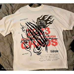 Civil Regime- Pray for us- Blooming through Chaos Shirt
OVERSIZED XLARGE